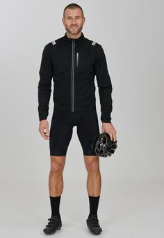 Rückansicht von Endurance Justine Fahrradjacke Herren 1001 Black