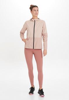 Rückansicht von Endurance Laufenjacke Kinthar Trainingsjacke Damen 1031 Rugby Tan