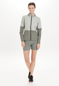 Rückansicht von Endurance Laufenjacke Kinthar Trainingsjacke Damen 3131 Dusty Teal