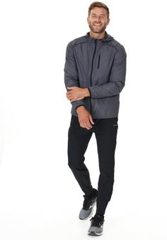 Rückansicht von Endurance Hugoee Trainingsjacke Herren 1122 Forged Iron
