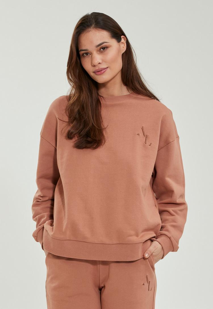 Athlecia Athlecia Lia Sweatshirt Damen - 5023 Mocha Mousse - 1 | SportScheck