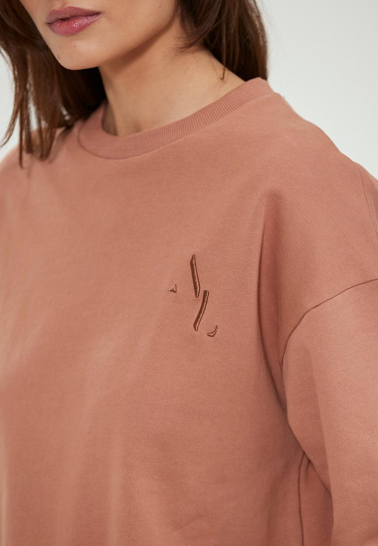 Athlecia Athlecia Lia Sweatshirt Damen - 5023 Mocha Mousse - 3 | SportScheck