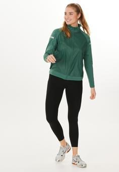 Rückansicht von Endurance Lasdy Laufjacke Damen 3160 Mallard Green