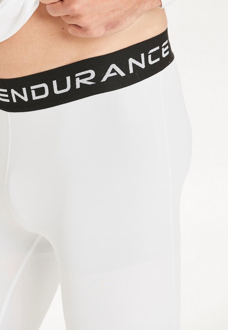 Endurance Endurance Power Laufhose Herren - 1002 White - 0 | SportScheck