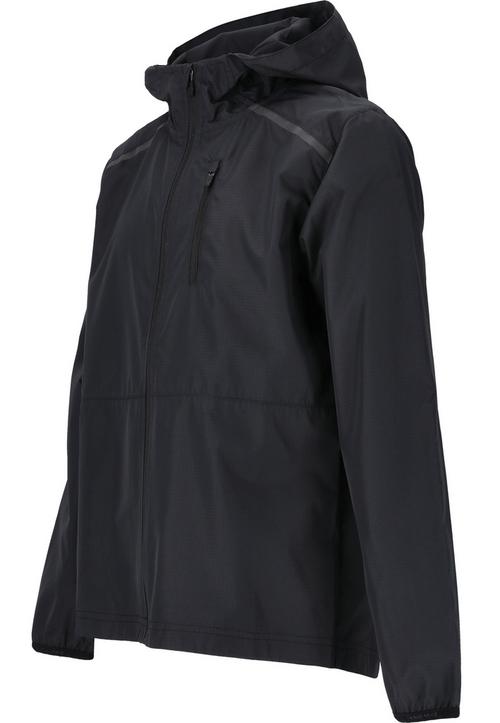 Rückansicht von Endurance Hugoee Laufjacke Kinder 1001 Black