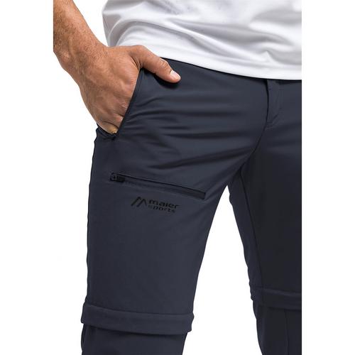 Rückansicht von Maier Sports Latit Zip Zipphose Herren Marine