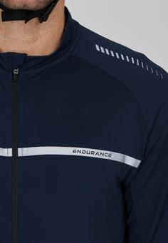 Rückansicht von Endurance Dines Langarmshirt Herren 2101 Dark Sapphire