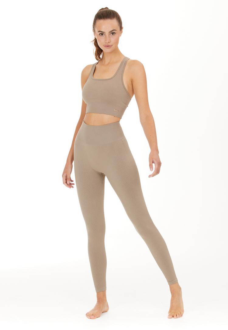 Athlecia Athlecia Aideny Tights Damen - 3037 Desert Taupe - 0 | SportScheck