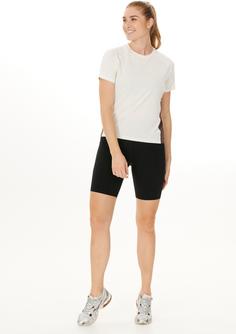 Rückansicht von Endurance Abbye Laufshirt Damen 1145 Whisper White