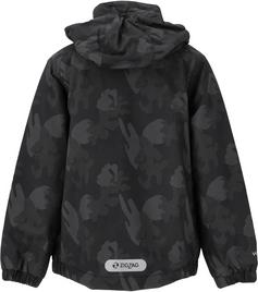 Rückansicht von ZigZag Dakota Regenjacke Kinder 1001 Black