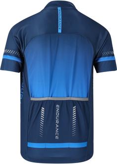 Rückansicht von Endurance Jillard Fahrradtrikot Kinder 2062 Brilliant Blue