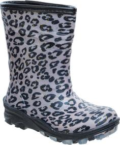 Rückansicht von ZigZag Cenerki kids Gummistiefel Kinder 8002 Leopard