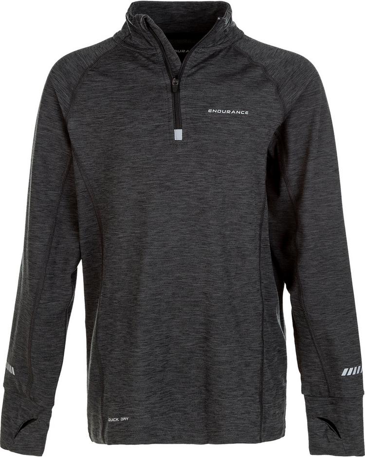 Endurance Endurance LYLE JR. Langarmshirt Kinder - 1001BM Black Melange - 0 | SportScheck