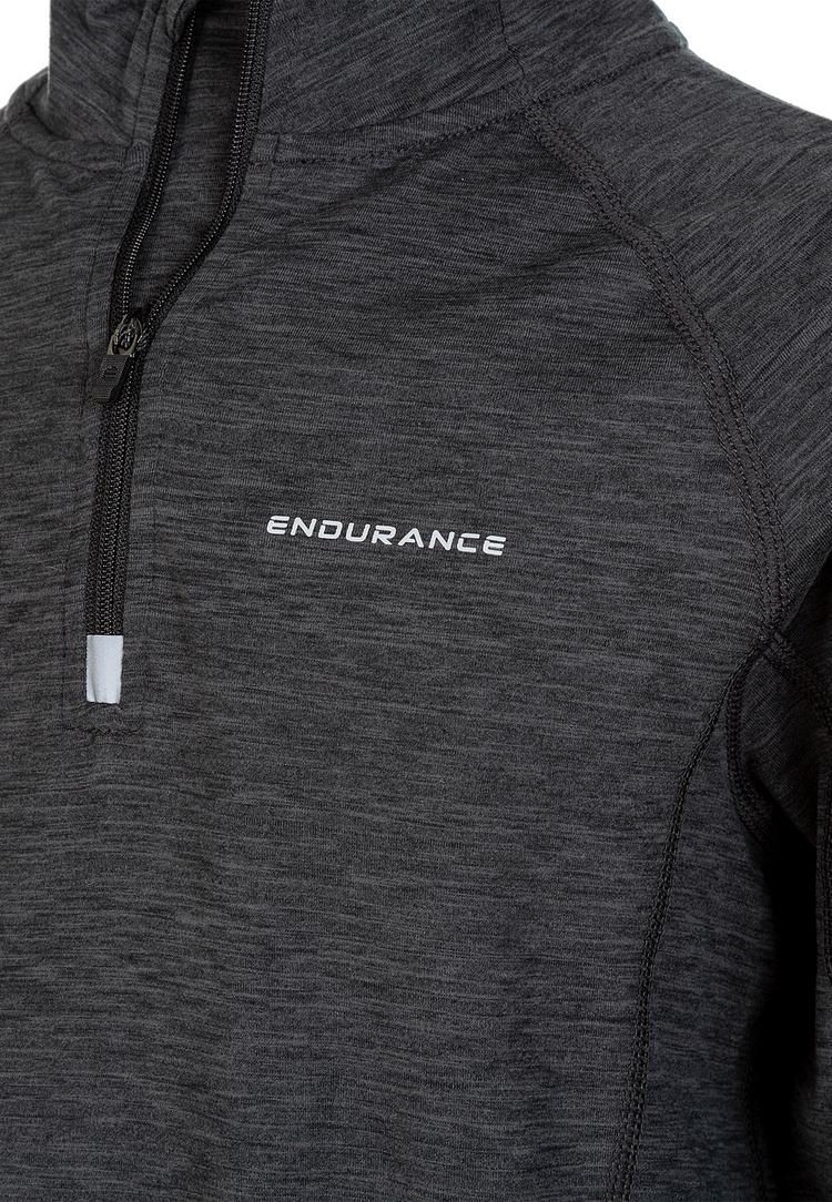 Endurance Endurance LYLE JR. Langarmshirt Kinder - 1001BM Black Melange - 0 | SportScheck