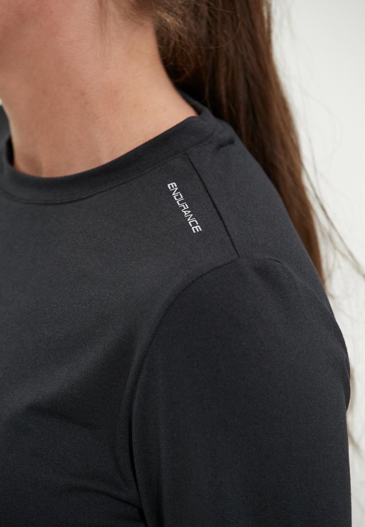 ELITE LAB ELITE LAB SUSTAINABLE X1 Elite Langarmshirt Damen - 1111 Black Melange - 1 | SportScheck