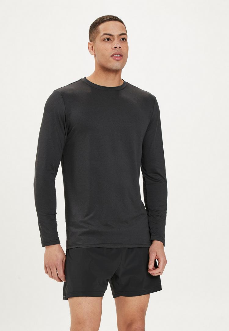 ELITE LAB ELITE LAB Sustainable X1 Elite Langarmshirt Herren - 1111 Black Melange - 1 | SportScheck