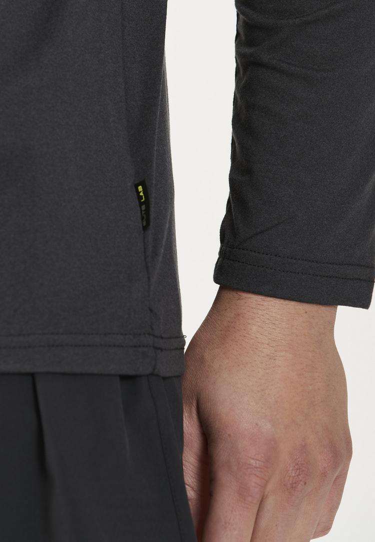 ELITE LAB ELITE LAB Sustainable X1 Elite Langarmshirt Herren - 1111 Black Melange - 1 | SportScheck