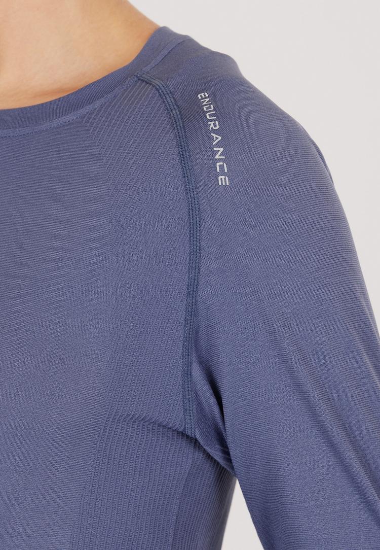 Endurance Endurance Halen Langarmshirt Damen - 2177 Serenity Blue - 0 | SportScheck