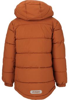 Rückansicht von ZigZag Jacob Winterjacke Kinder 5086 Caramel Café