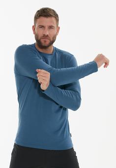 Rückansicht von ELITE LAB Sustainable X1 Elite Langarmshirt Herren 2164 Slate Blue