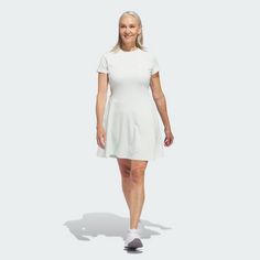 Rückansicht von adidas Go-To Kleid Tenniskleid Damen Crystal Jade
