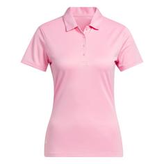 adidas Solid Performance Short Sleeve Poloshirt Funktionsshirt Damen Light Pink