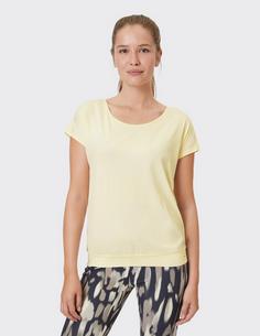 Rückansicht von VENICE BEACH VB Ryah T-Shirt Damen pale yellow
