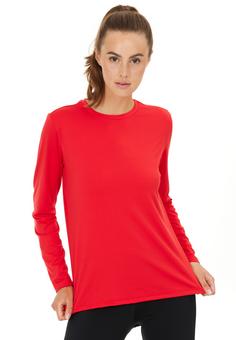 Rückansicht von ELITE LAB SUSTAINABLE X1 Elite Langarmshirt Damen 4165 High Risk Red