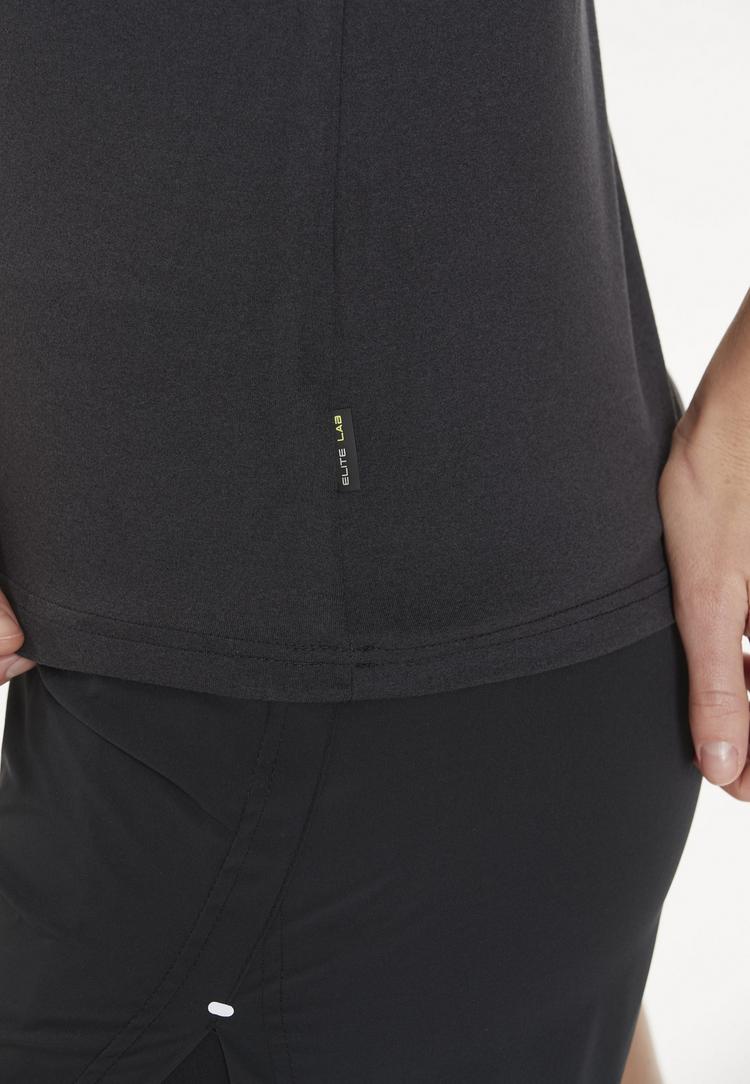 ELITE LAB ELITE LAB Sustainable X1 Elite Laufshirt Damen - 1111 Black Melange - 1 | SportScheck