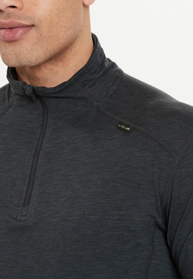 ELITE LAB ELITE LAB Core X1 Elite Langarmshirt Herren - 1111 Black Melange - 0 | SportScheck
