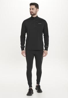 Rückansicht von Endurance Croon Laufhoodie Herren 1001 Black