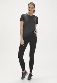 Rückansicht von Endurance Zenta W Long Run Tights Tights Damen 1001 Black