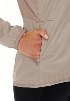 Rückansicht von Endurance Elving Laufjacke Damen 1136 Simply Taupe