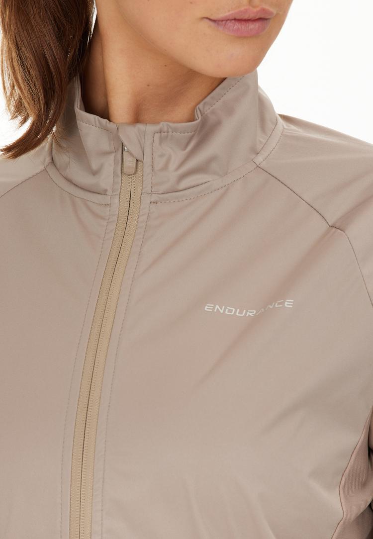 Endurance Endurance Elving Laufjacke Damen - 1136 Simply Taupe - 1 | SportScheck