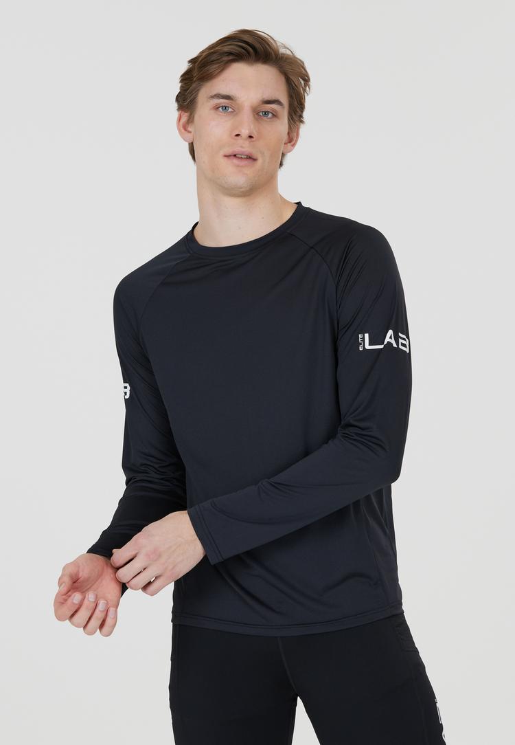 ELITE LAB ELITE LAB LAB Langarmshirt Herren - 1001 Black - 1 | SportScheck