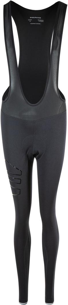 Endurance Jayne Long Windblock Cycling Tights XQL Fahrradtights Damen 1001 Black