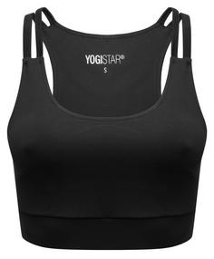 YOGISTAR Sport-BH Damen schwarz