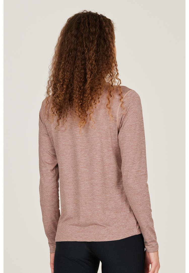 Endurance Endurance Maje Melange Langarmshirt Damen - 1082 Shadow Gray - 3 | SportScheck