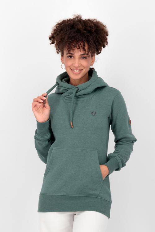 Rückansicht von ALIFE AND KICKIN SarahAK A Sweatshirt Damen sage leaf melange