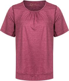 Q by Endurance BREE MELANGE Funktionsshirt Damen 4132 Tawny Port