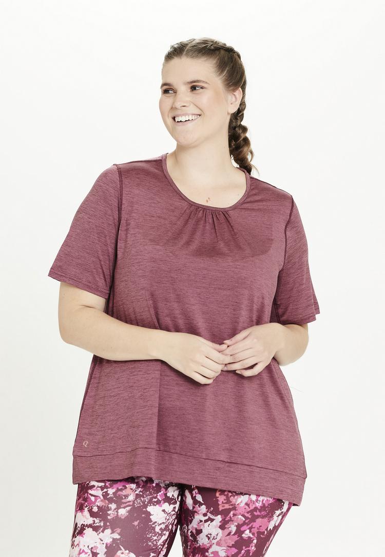 Q by Endurance Q by Endurance BREE MELANGE Funktionsshirt Damen - 4132 Tawny Port - 0 | SportScheck