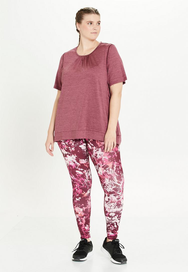 Q by Endurance Q by Endurance BREE MELANGE Funktionsshirt Damen - 4132 Tawny Port - 1 | SportScheck