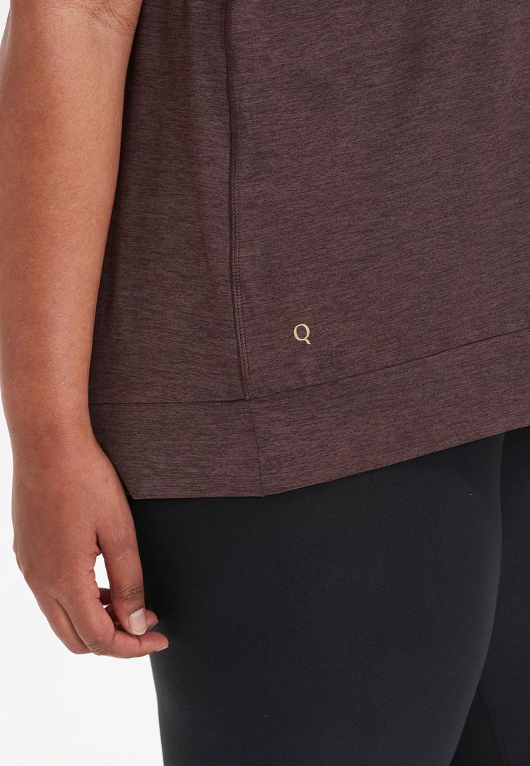 Q by Endurance Q by Endurance BREE MELANGE Funktionsshirt Damen - 4150 Purple Grape - 4 | SportScheck
