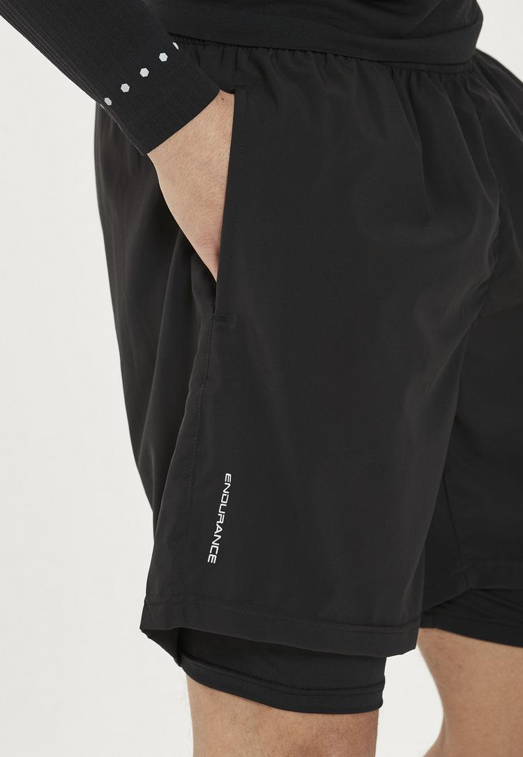 Endurance Endurance Vanclause 2 in 1 Shorts Herren - 1001 Black - 2 | SportScheck