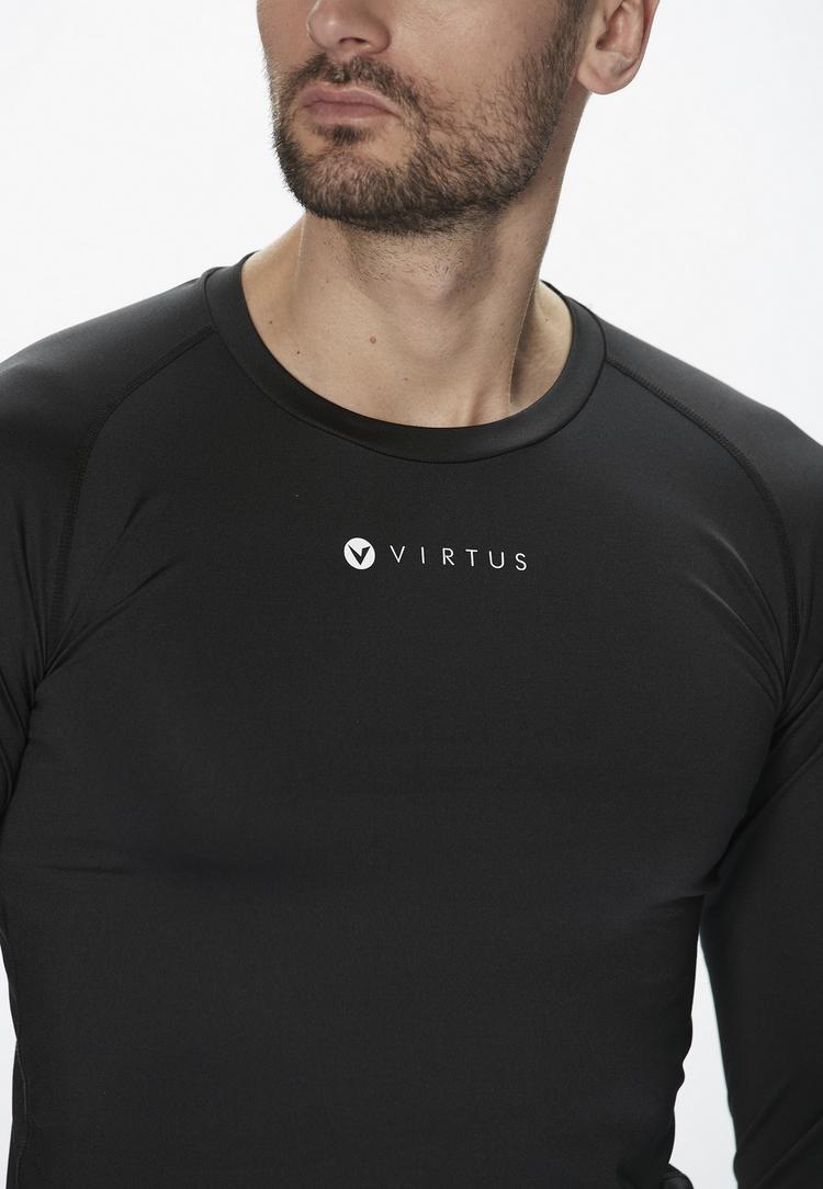 Virtus Virtus BONDER M L/S Baselayer Funktionsshirt Herren - 1001 Black - 0 | SportScheck