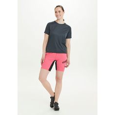 Rückansicht von Endurance Jamilla W 2 in 1 Shorts Shorts Damen 4195 Paradise Pink