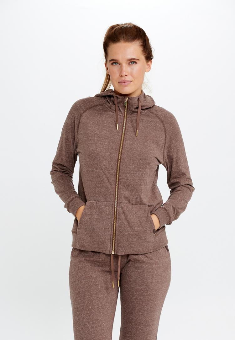 Athlecia Athlecia CHESTINE Trainingsjacke Damen - 5067 Deep Taupe - 3 | SportScheck