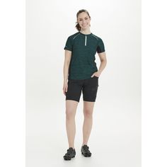 Rückansicht von Endurance Jamilla W 2 in 1 Shorts Shorts Damen 1001 Black