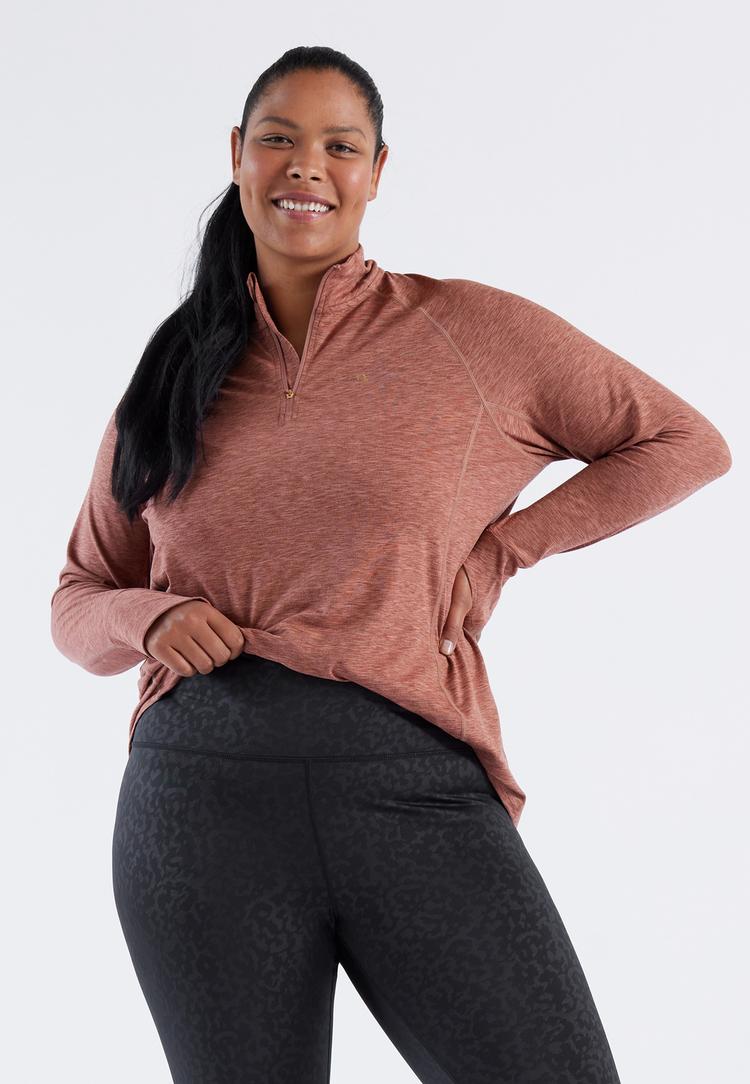Q by Endurance Q by Endurance Fermier Langarmshirt Damen - 5127 Marron - 1 | SportScheck