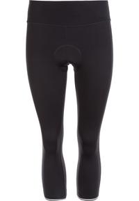 Endurance Juvel W &frac34; Tights Gel-Pad Fahrradtights Damen - 1001 Black